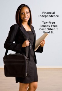 Tax-free penalty free cash when you need it, at any age for any reason in your tax-free retirement plan, The Tax-Free IUL.